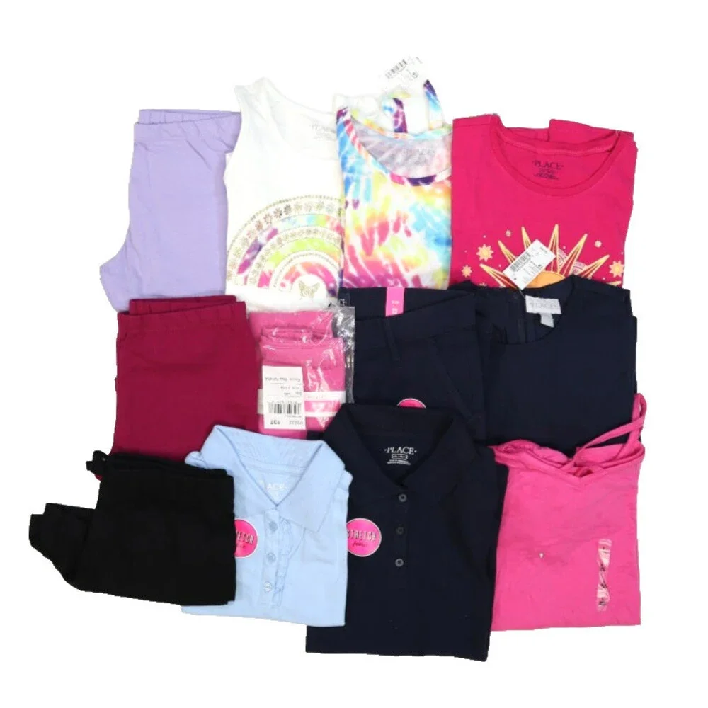 The Childrens Place Lot Of 12 Girls Size Large 10/12 Mixed Season Tops Bottoms